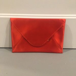 NWT Red envelope clutch